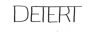 DETERT logo
