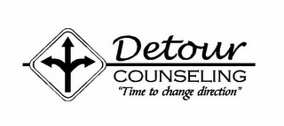 DETOUR COUNSELING "TIME TO CHANGE DIRECTION" logo