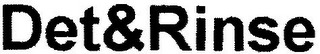 DET&RINSE logo