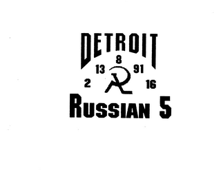 DETROIT 2 13 8 91 16 RUSSIAN 5 logo