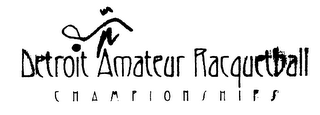 DETROIT AMATEUR RACQUETBALL CHAMPIONSHIPS logo