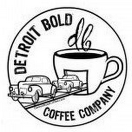 DETROIT BOLD COFFEE COMPANY DB logo