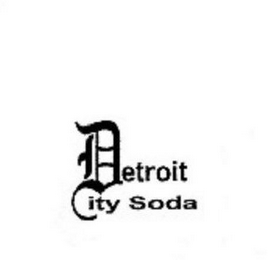DETROIT CITY SODA logo