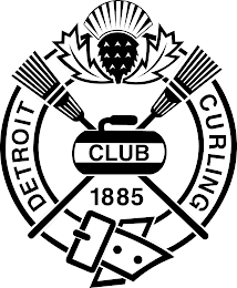 DETROIT CURLING CLUB 1885 logo