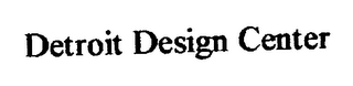 DETROIT DESIGN CENTER logo