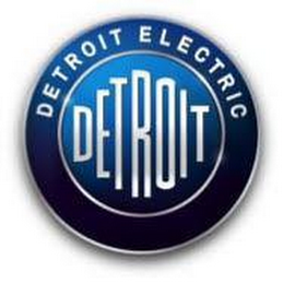 DETROIT ELECTRIC DETROIT logo