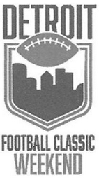 DETROIT FOOTBALL CLASSIC WEEKEND logo