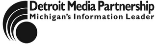 DETROIT MEDIA PARTNERSHIP MICHIGAN'S INFORMATION LEADER logo