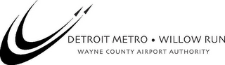 DETROIT METRO · WILLOW RUN WAYNE COUNTY AIRPORT AUTHORITY logo