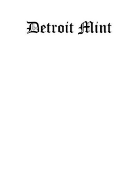 DETROIT MINT logo