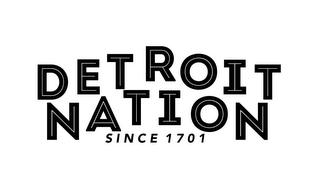 DETROIT NATION SINCE 1701 logo