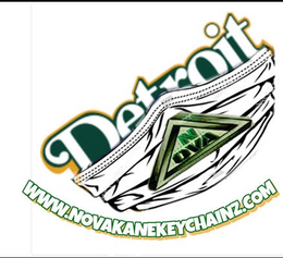 DETROIT NOVA WWW.NOVAKANEKEYCHAINZ.COM logo