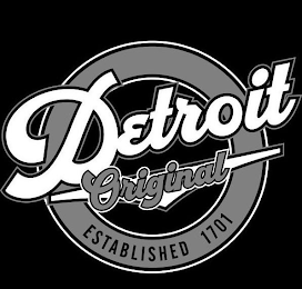 DETROIT ORIGINAL ESTABLISHED 1701 logo
