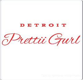 DETROIT PRETTII GURL logo