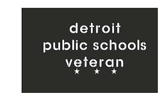 DETROIT PUBLIC SCHOOLS VETERAN logo