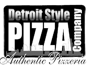 DETROIT STYLE PIZZA COMPANY AUTHENTIC PIZZERIA logo