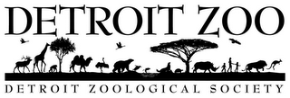 DETROIT ZOO DETROIT ZOOLOGICAL SOCIETY logo