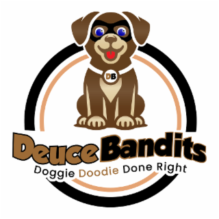 DEUCE BANDITS DOGGIE DOODIE DONE RIGHT DB logo