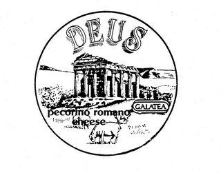 DEUS GALATEA PECORINO ROMANO CHEESE logo