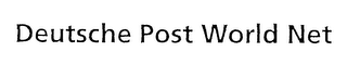 DEUTSCHE POST WORLD NET logo
