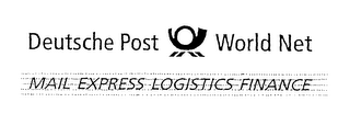 DEUTSCHE POST WORLD NET MAIL EXPRESS LOGISTICS FINANCE logo