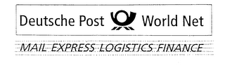 DEUTSCHE POST WORLD NET MAIL EXPRESS LOGISTICS FINANCE logo