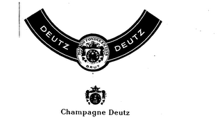 DEUTZ CHAMPAGNE DEUTZ GOLD LACK MAISON FONDEE EN 1838 BRUT logo