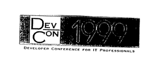 DEV CON 1999 DEVELOPER CONFERENCE FOR IT PROFESSIONALS logo