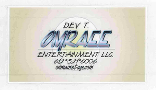 DEV T. OMRAEE ENTERTAINMENT LLC. logo