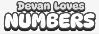 DEVAN LOVES NUMBERS logo