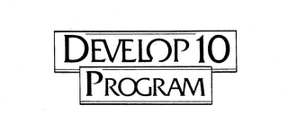 DEVELOP 10 PROGRAM logo