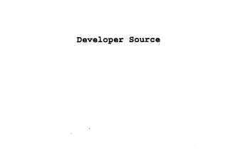 DEVELOPER SOURCE logo