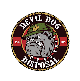 DEVIL DOG DISPOSAL EST. 2020 logo