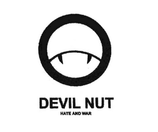 DEVIL NUT HATE AND WAR logo