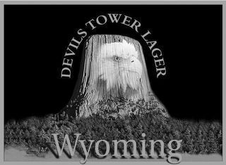 DEVILS TOWER LAGER WYOMING logo