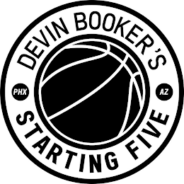 DEVIN BOOKER'S STARTING FIVE PHX AZ logo