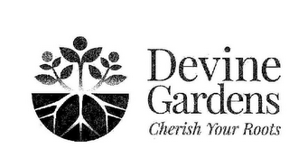 DEVINE GARDENS CHERISH YOUR ROOTS logo