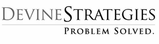 DEVINE STRATEGIES PROBLEM SOLVED. logo