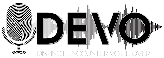 DEVO DISTINCT ENCOUNTER VOICE OVER logo