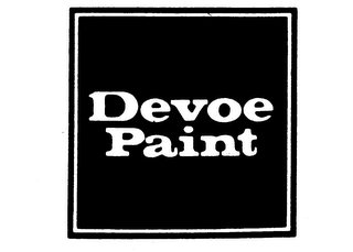 DEVOE PAINT logo