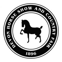 DEVON HORSE SHOW AND COUNTRY FAIR 1896 logo