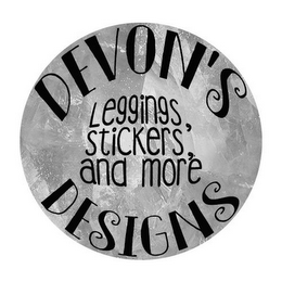 DEVON'S DESIGNS LEGGINGS, STICKERS, AND MORE logo