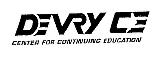 DEVRY CE CENTER FOR CONTINUING EDUCATION logo