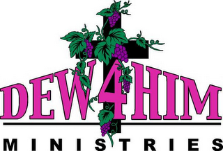 DEW 4 HIM MINISTRIES logo