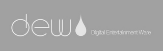 DEW DIGITAL ENTERTAINMENT WARE logo