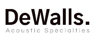 DEWALLS. ACOUSTIC SPECIALTIES logo