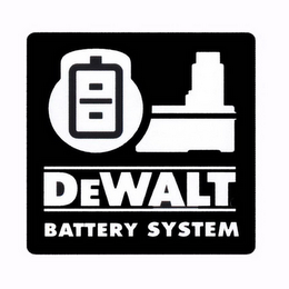 DEWALT BATTERY SYSTEM logo
