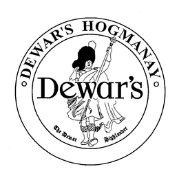DEWAR'S DEWAR'S HOGMANAY THE DEWAR HIGHLANDER logo
