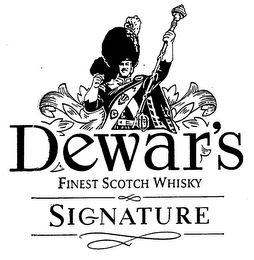 DEWAR'S FINEST SCOTCH WHISKY SIGNATURE logo