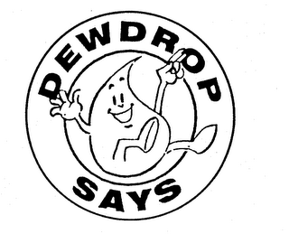 DEWDROP SAYS logo